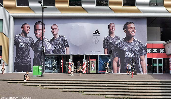 ajax store at johan cruyff arena amsterdam