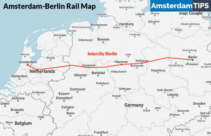 amsterdam-berlin rail map