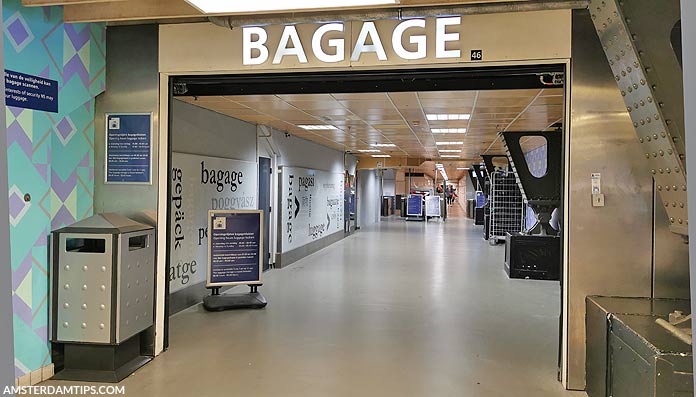 amsterdam central station left luggage