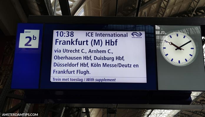 amsterdam-frankfurt train board ice
