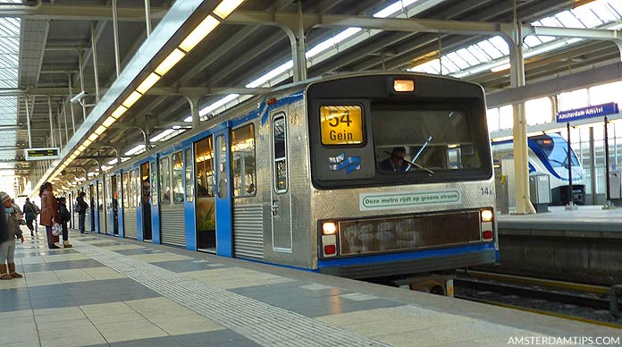 amsterdam metro old trains