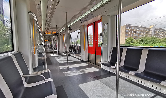 amsterdam metro m5 seats