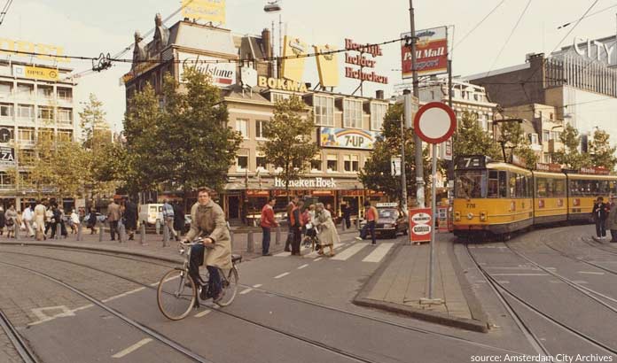 amsterdam tram leidseplein 1982