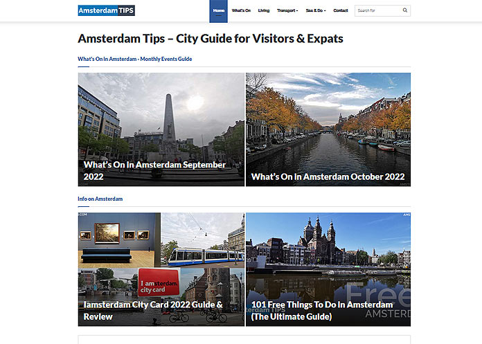 amsterdamtips.com screenshot