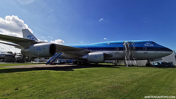 retired klm boeing 747 jumbo jet