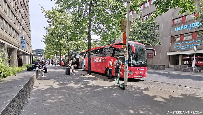 blablacar bus at brussels zuid