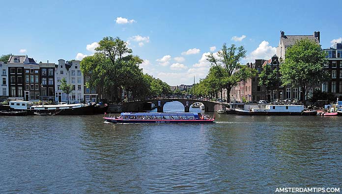 blue baot canal cruise amsterdam