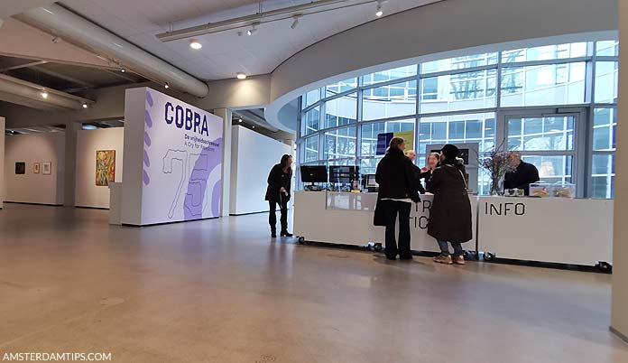 cobra museum entrance lobby