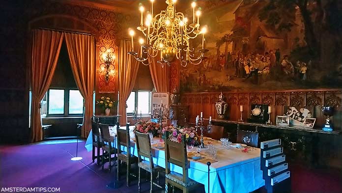 de haar castle dining room