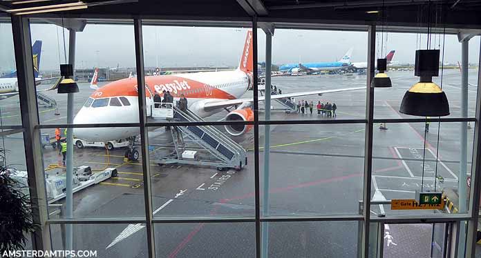 easyjet at amsterdam