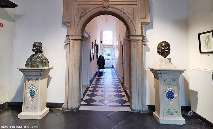 embassy of the free mind amsterdam entrance hall