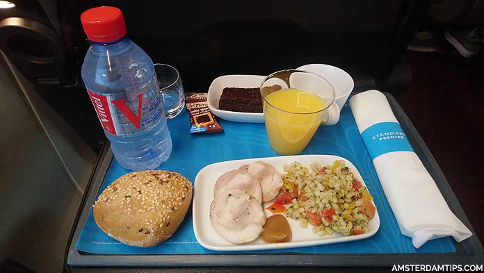 eurostar standard premier meal