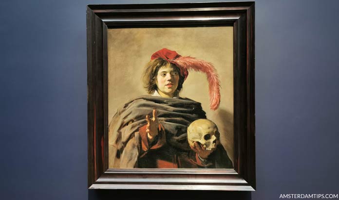 frans hals young man with skull