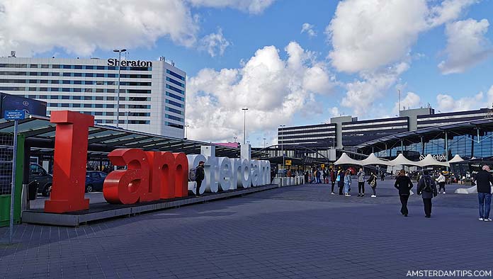 iamsterdam sign at amsterdam schiphol airport