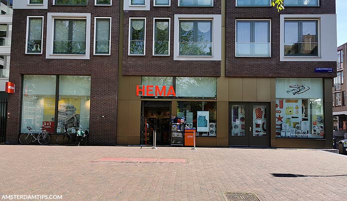 hema store in amsterdam