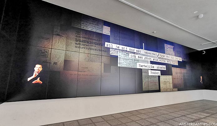 National Holocaust Memorial film screen