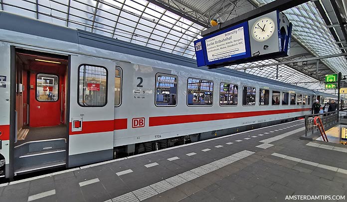 ic berlin train at amsterdam central