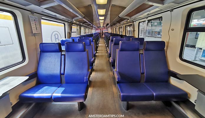 Intercity Brussels 2nd class seats