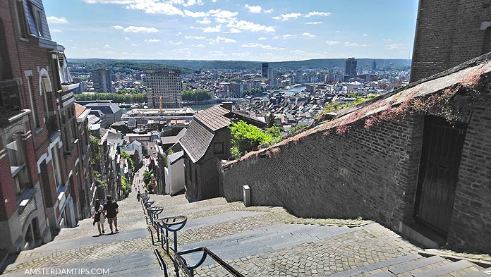 liege views from montagne de bueren