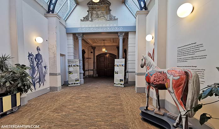 living horse museum amsterdam entrance hall