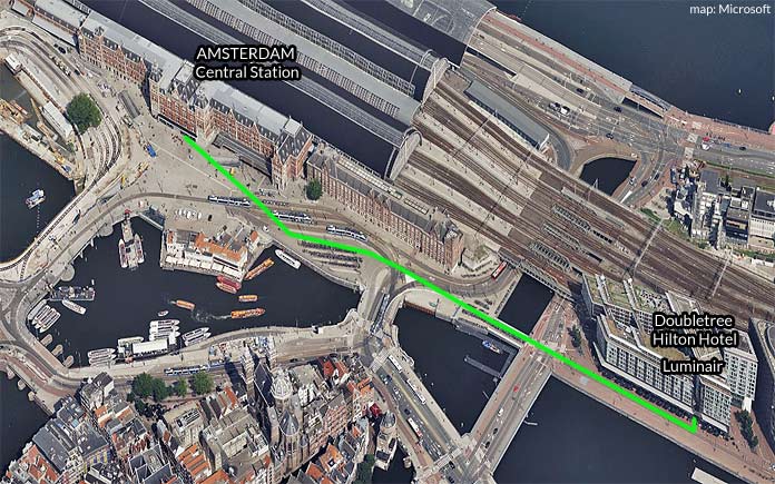 luminair map amsterdam central