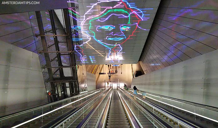 vijzelgracht metro station amsterdam