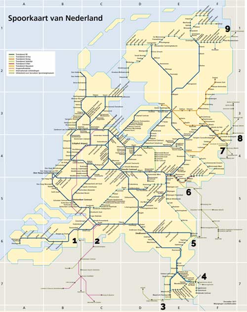 international rail borders netherlands