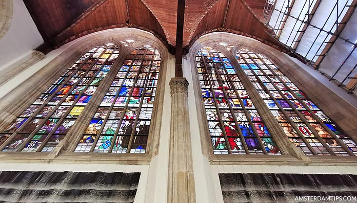 oude kerk amsterdam stained glass windows