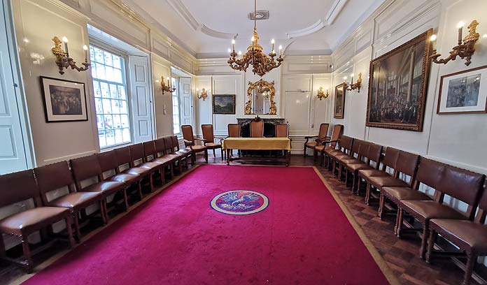 portuguese synagogue amsterdam mahamad meeting room