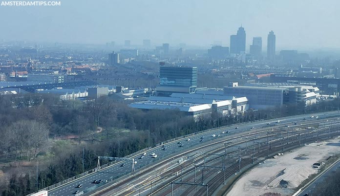 rai amsterdam aerial view