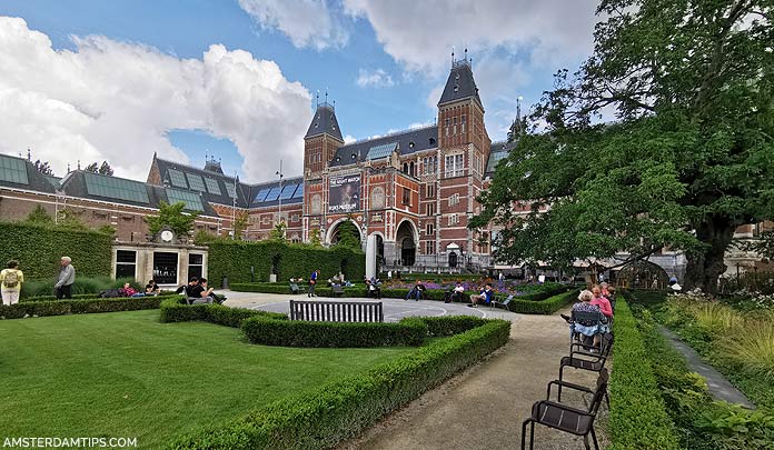 rijksmuseum garden amsterdam