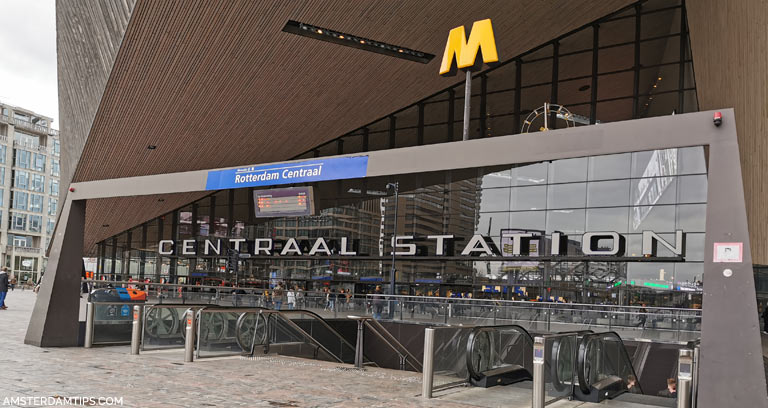 rotterdam centraal metro station