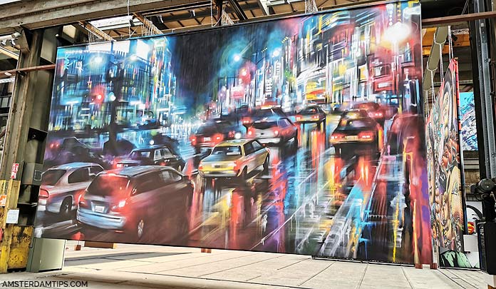 straat museum artwork - tokyo scene by dan kitchener 