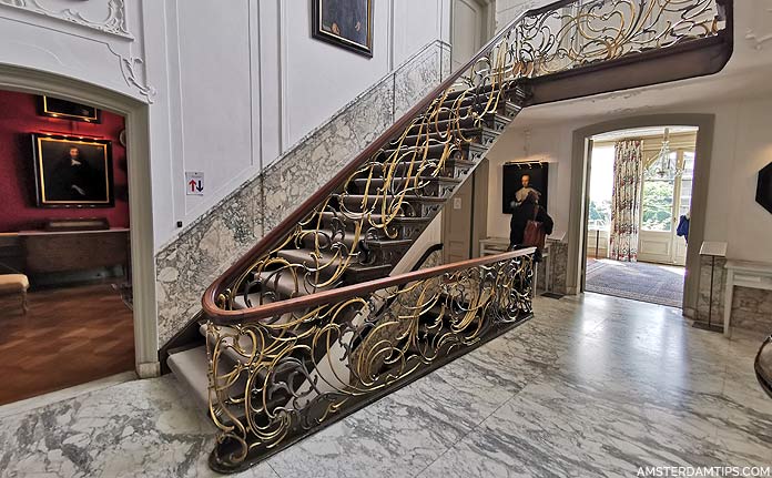 van loon museum staircase and entrance hall