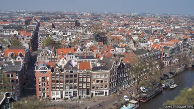 westerkerk tower amsterdam view